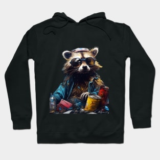 Raccoonn art Hoodie